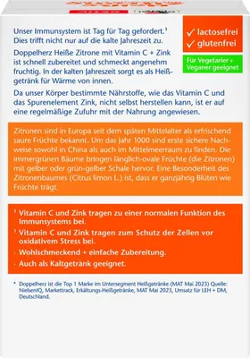 Zdjęcie produktu dla Double Heart Hot Lemon Vitamin C +Zinc 10szt