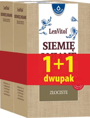 Produktbild von OLEOFARM Goldleinsamen Doppelpack 250g+250g
