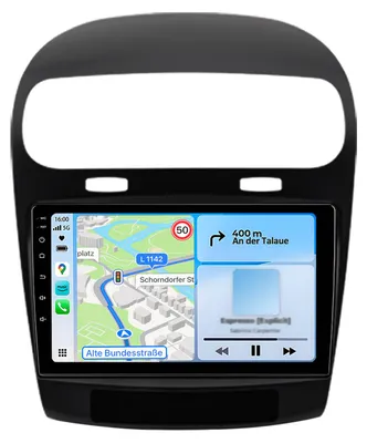 Image de Autoradio Android 9 pouces 6+128 Go pour Dodge Journey Fiat Freemont 2011 - 2020 CarPlay Android Auto 4G WiFi GPS Navi 8 cœurs RDS DSP DAB+