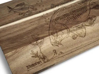 Produktbild von Delphin CarpBOARD dekoratives Küchenbrett