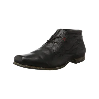 Produktbild von Think! Herren Stiefel Guru, Leder, Schwarz, Gr. 44.5, 2 cm Absatzhöhe, M-Schaft