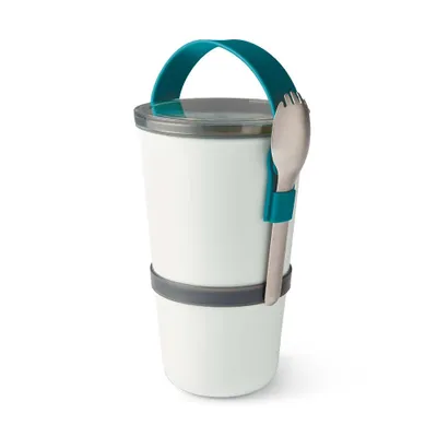 Zdjęcie produktu dla black+blum BAO-BP005, Kolba, Okrągły, 0,9 l, Stal nierdzewna, Turkusowy, Silikon, Stal nierdzewna, 195 mm