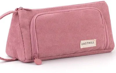 Image de Cartable, grande capacité, pochette pour fournitures scolaires, cartable pour adolescents, filles, adultes et jeunes, cadeau - Rose