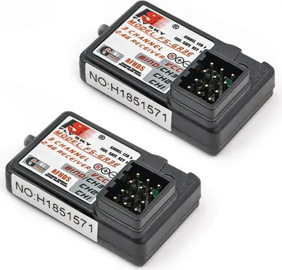 Obrázek produktu pro 2 kusy Flysky FS-GR3E AFHDS 2,4G 3CH přijímač pro FS-GT2 FS-GT2B FS-GT3B FS-GT3C FS-IT4S RC auto loď