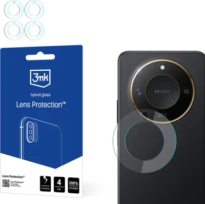 Produktbild von 3mk Hybridglas Lens Protection für Honor X60Kamera Objektiv Kameralinse  0,16mm 6H (4 Stück)