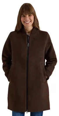 Produktbild von Cecil Langer Blouson mit Wollanteil chocolate sauce brown XXL