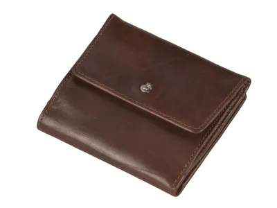 Produktbild von Esquire Wiener Schachtelbörse Leder Geldbörse Portemonnaie (8KF) TOSCANA coffee 0039-48-08