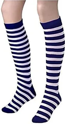 Produktbild von Ringelkniestrümpfe blau/weiß