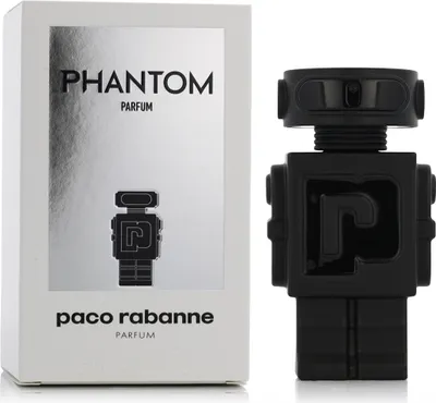 Produktbild von Rabanne Phantom Parfum, Männer, 50 ml, Nicht nachfüllbare Flasche, Bergamotte, Kardamom, Zitrone, Rhabarber, Zedernholz, Geranium, Lavendel, Patschuli, Tolu-Balsam, Vanille, Vetiver