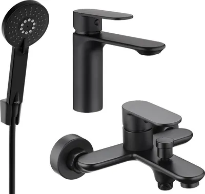Immagine prodotto di Mexen Milo R40 set da bagno, nero - 71303R40-70