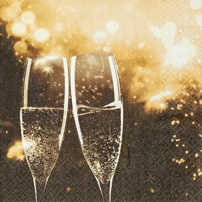 Produktbild von 20 Servietten Cheers - Anstoßen auf eine schöne Zeit 33x33cm