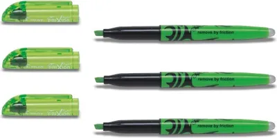 Produktbild von Pilot Frixion Light Textmarker grün - 3er-Set