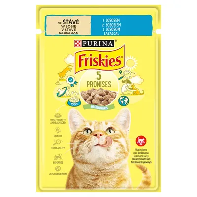 Produktbild von Friskies Lachs in Soße für Katzen 85 g