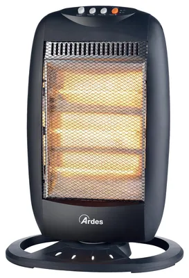 Immagine prodotto di Ardes AR454B Riscaldatore radiante HALO 12, a pavimento, 1200 watt, 3 impostazioni di calore