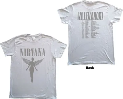 Produktbild von Nirvana In Utero Tour White L T-Shirt