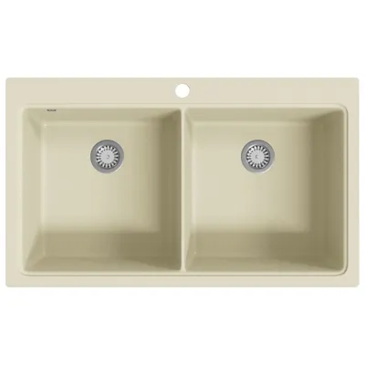 Immagine prodotto di Lavello da Cucina in Granito Vasca Doppia Beige
