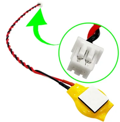 Produktbild von RTC ML1220 BIOS CMOS Batterie Knopfzelle Akku Battery mit Steckerkabel für ASUS B7402, B1440FA, B7402F, BU201