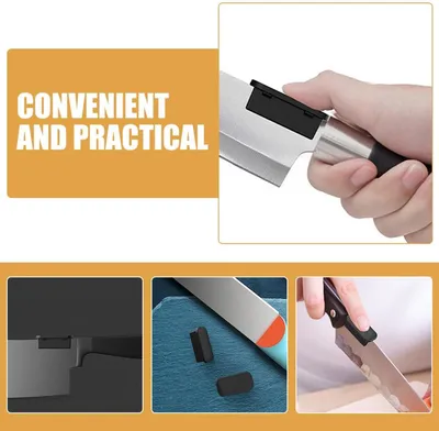 Produktbild von Messer Fingerschutz mit magnetischer Halterung für Küchenmesser