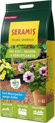 Produktbild von SERAMIS® Pflanz-Granulat für Beet-, Balkon- & Kübelpflanzen, 6 Liter