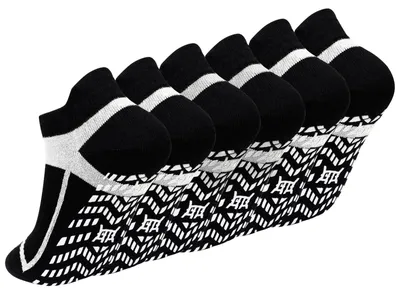 Produktbild von Pilates- und Yoga-Socken für Herren mit rutschfestem Griff, 3 Paar