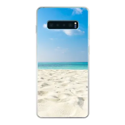 Produktbild von MuchoWow® Handyhülle Schutzhülle Hülle für Samsung Galaxy S10 Plus Tropisch - Strand - Meer Silikon Softcase Handy Hülle - Schutzhülle