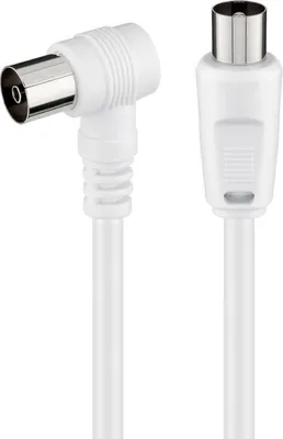 Immagine prodotto di Goobay 11712 Cavo d'antenna angolato ( Presa coassiale a 90°