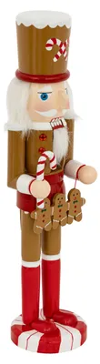Produktbild von Dekofigur Nussknacker aus Lebkuchen, 38 cm
