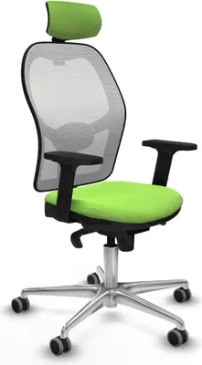 Produktbild von Bürostuhl mit Kopfstütze Piqueras y Crespo 2D086G2 Pistazienfarben