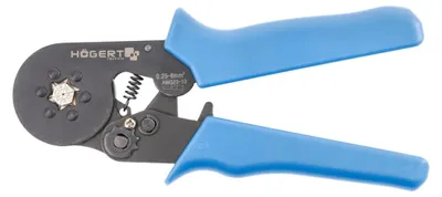 Obrázok produktu pre Krimpovacie kliešte Högert na káble s prierezom 0,25 - 6,0 mm²