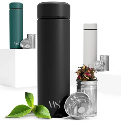 Obrázek produktu pro Thermosflasche + Tee/Früchte Sieb-INFUSER -