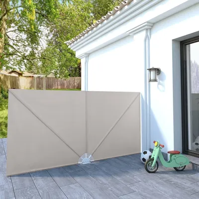 Produktbild von Stabli Möbel Faltbarer Terrassen-Seitenfächer Creme 300×150 cm - Sonnenschirme CC1407723 1parcel