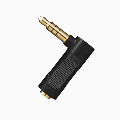 Produktbild von B91 3.5mm Audio Verlängerung 4 Polig 90° Winkelstecker für Autoradio, Kopfhörer