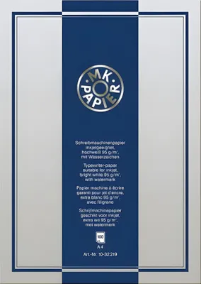 Produktbild von BRUNNEN Büropapier A4 95g MK 100 Blatt 1032219