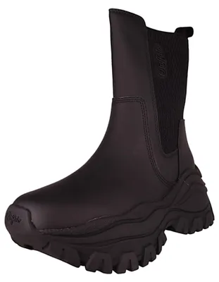 Produktbild von Buffalo Damen Elegante Stiefelette Lola Chelsea 1220054 Schwarz