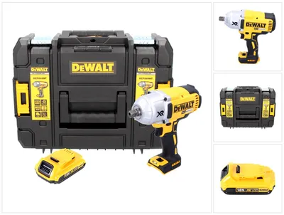 Produktbild von DeWalt DCF 899 NT Akku Schlagschrauber 18 V 950 Nm 1/2" Brushless + 1x Akku 2,0 Ah + TSTAK - ohne Ladegerät