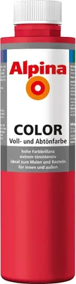 Produktbild von Alpina Color Abtönfarbe fire red 750 ml