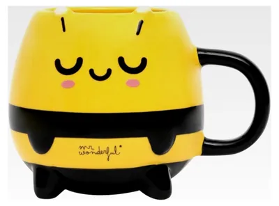Produktbild von 3D Bienen-Tasse, Keramik