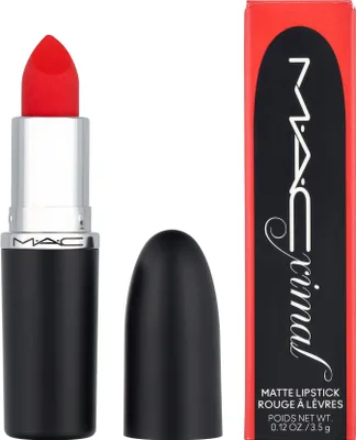 Obrázok produktu pre MAC Cosmetics MACximal Silky Matte, Červená, Lady Danger, 1 farba/farieb, Výživný, Ošetrujúci, Hydratačný, Ženy, Matte