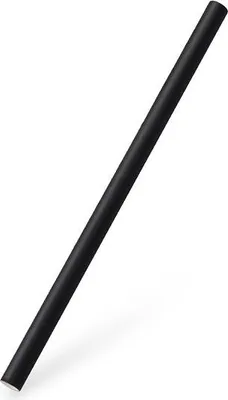 Image de Paille jumbo 150 mm/8 mm/100 pcs papier noir