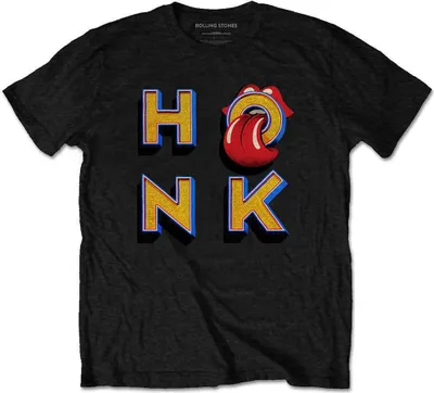 Obrázek produktu pro The Rolling Stones Honk Letters Black S Tričko