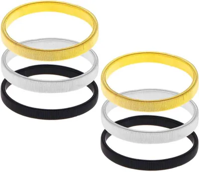 Produktbild von 3 Paar Anti-Rutsch-Ärmelhalter, Ärmelhalter, elastische Metallarmbänder für Langarmhemden, zur Fixierung von langen Ärmeln, für Kellner, Damen und Herren