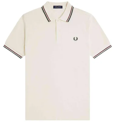 Produktbild von Poloshirt 2-Knopf-Piqué Fred Perry hellgelb 100% Baumwolle