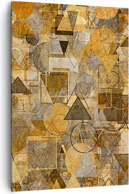 Produktbild von Bild auf Leinwand - Leinwandbild - Einteilig - Abstraktion modern - 70x100cm - Wand Bild - Wanddeko - Wandbilder - Leinwanddruck - Wanddekoration - Leinwand bilder - Wandbild - PA70x100-4021