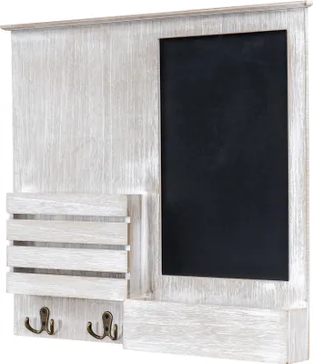 Produktbild von Memoboard Organizer Holz B x H x T: 57x47x6cm Kreidetafel Garderobe Shabby Chic