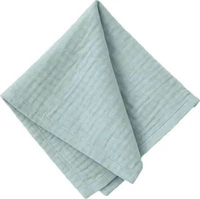 Produktbild von Musselin-Servietten Mintgrün 45x45 cm – weiche Tischservietten aus Musselin, Set 10 Stück, natürlich & wiederverwendbar