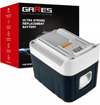 Zdjęcie produktu dla GARES Akumulator Bateria do elektronarzędzi Makita BH2433 BHR200 BH2420 B2430 | 24 V 3Ah | Wydajne Ogniwa High-Performance Zamiennik Premium | Wysoka Moc i Trwałość |