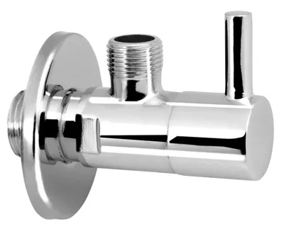 Immagine prodotto di Valvole ad angolo Aqualine - Valvola ad angolo 1/2 "x3/8", senza dado, cromo 5317