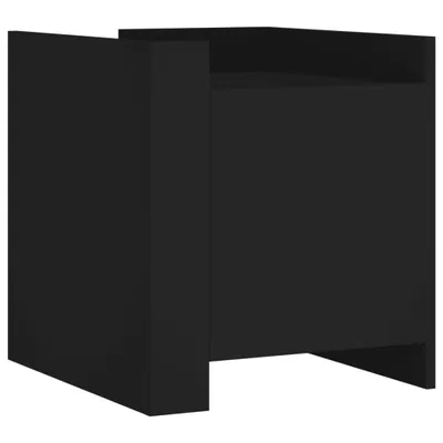 Produktbild von Nachttisch Schwarz 45x50x50 cm Holzwerkstoff