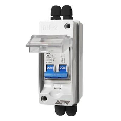 Produktbild von DC Trennschalter Solar PV Sicherungsautomat Leistungsschalter 2 Polig 50A