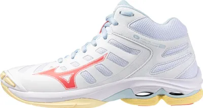 Zdjęcie produktu dla Mizuno Wave Voltage 2 Mid Halowe Buty Sportowe Dla Kobiet Biały EU 40 1/2 Damskie Biały EU 40 1/2